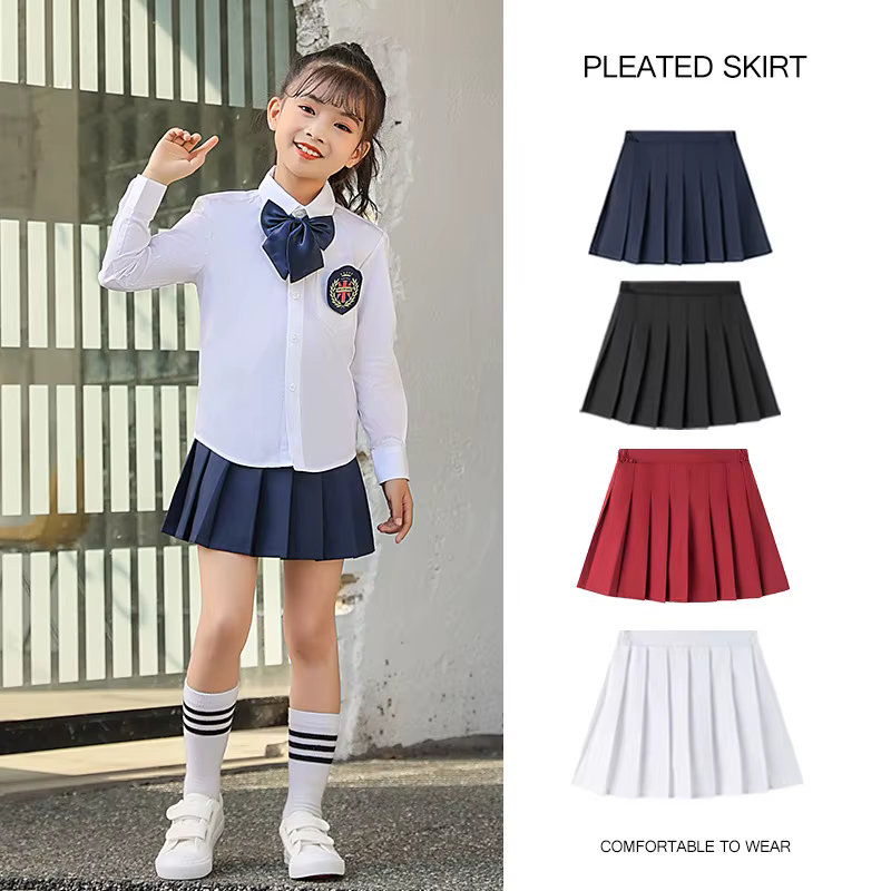 Kids School Uniform - Skirt - Orange