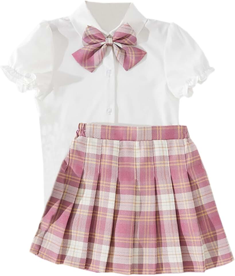 Kids School Uniform - Skirt - Pink
