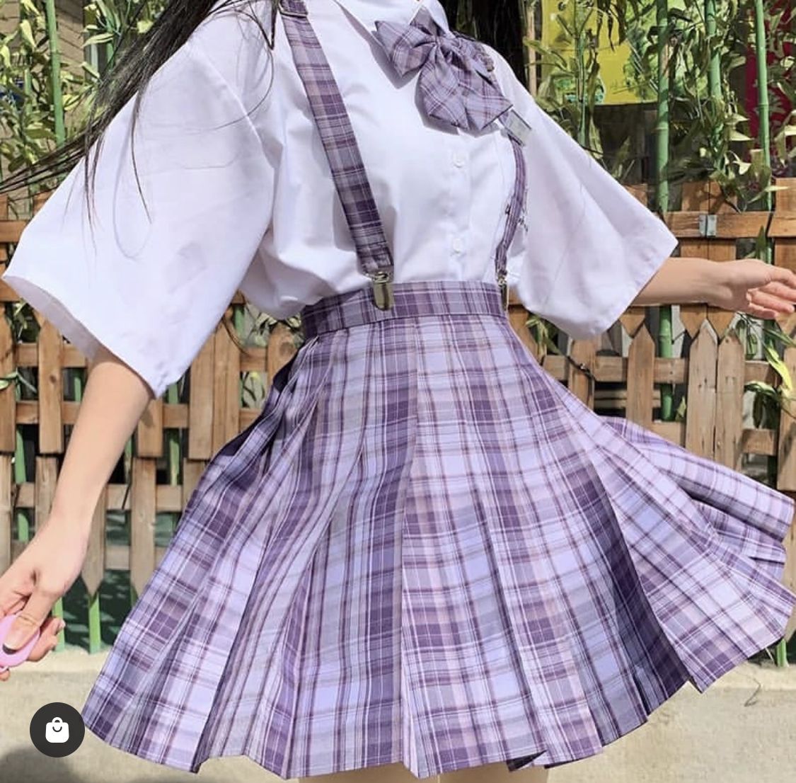 Kids School Uniform - Skirt - Purple
