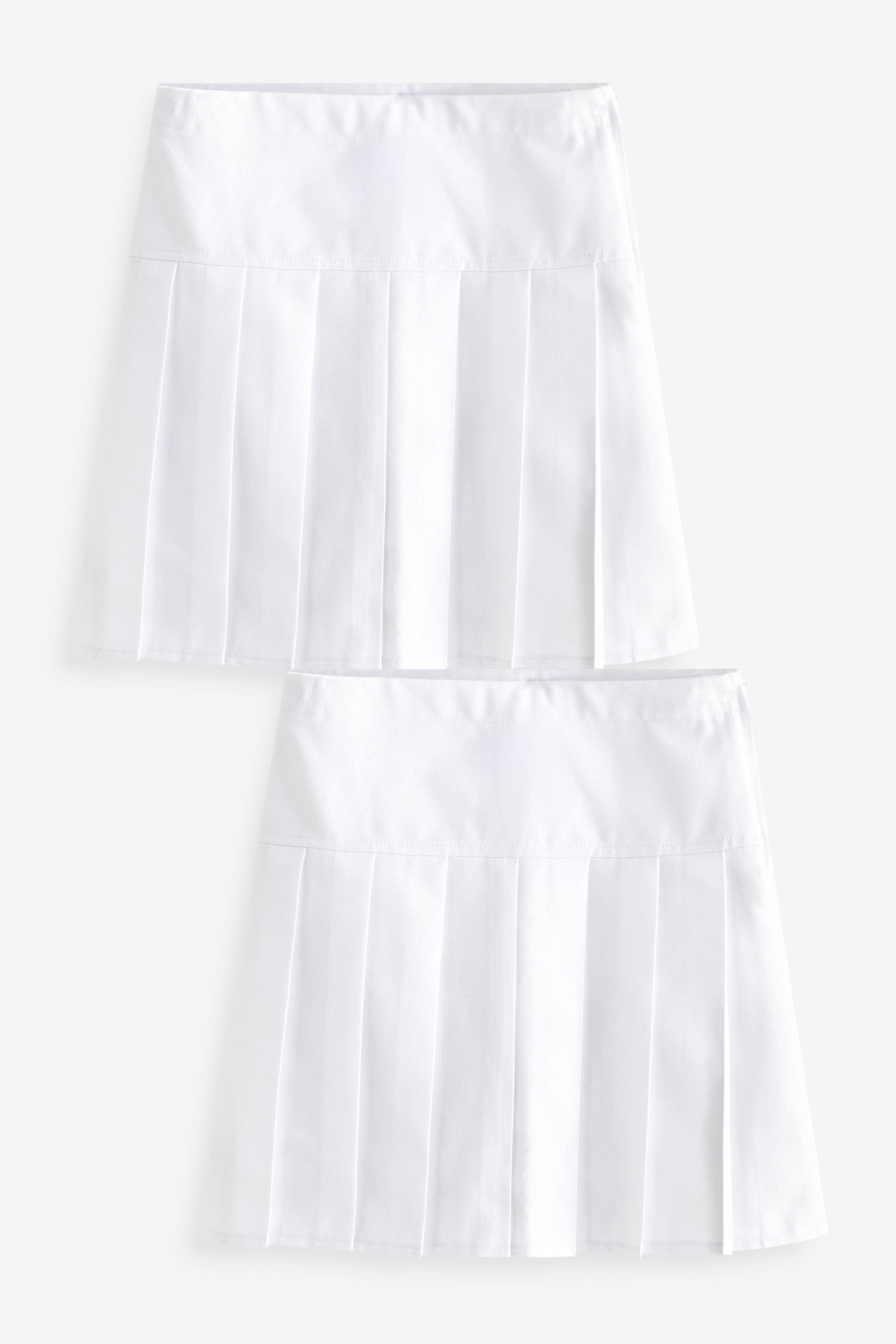 Kids School Uniform - Skirt - White