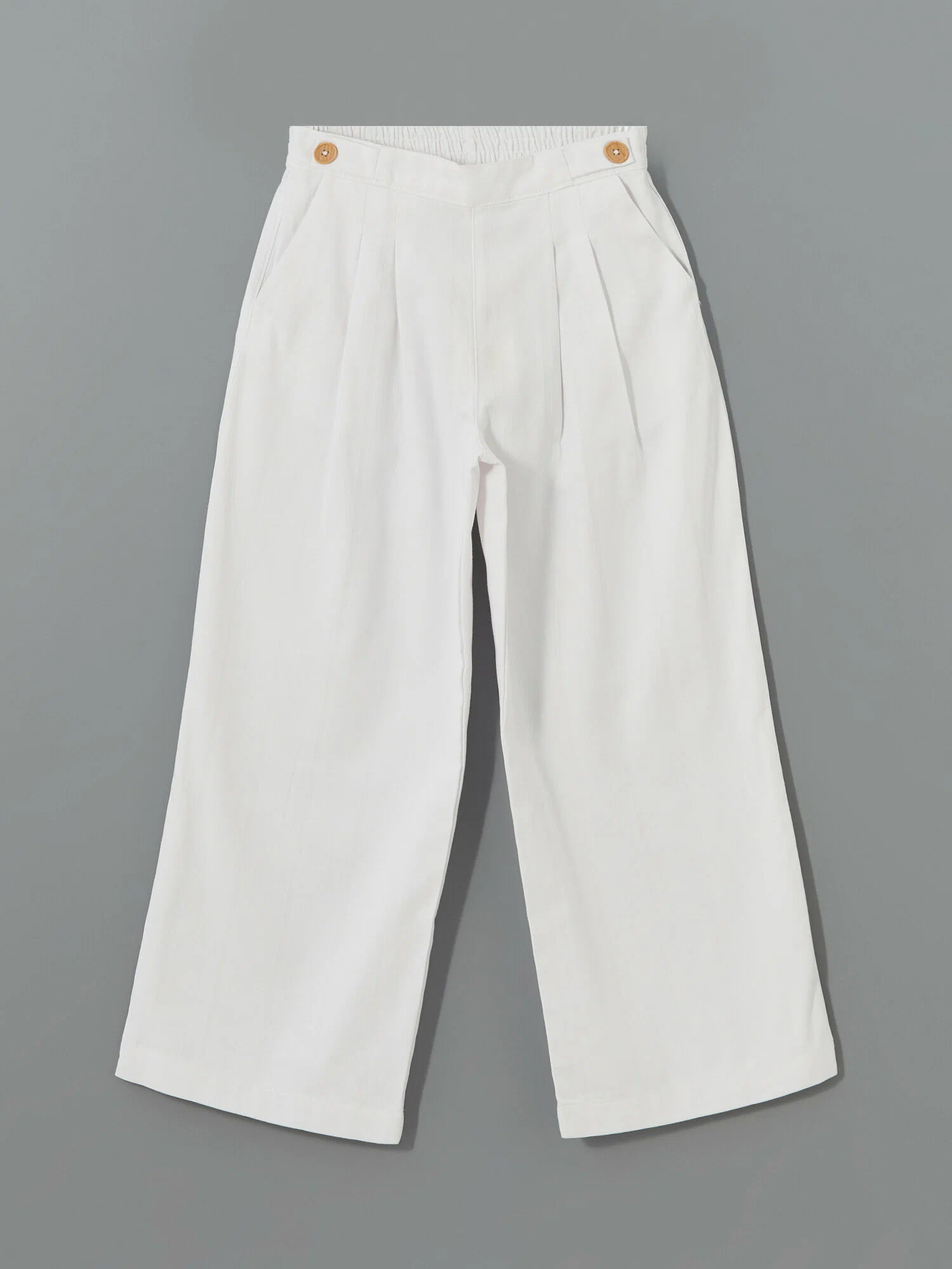 Kids School Uniform - Trousers - White