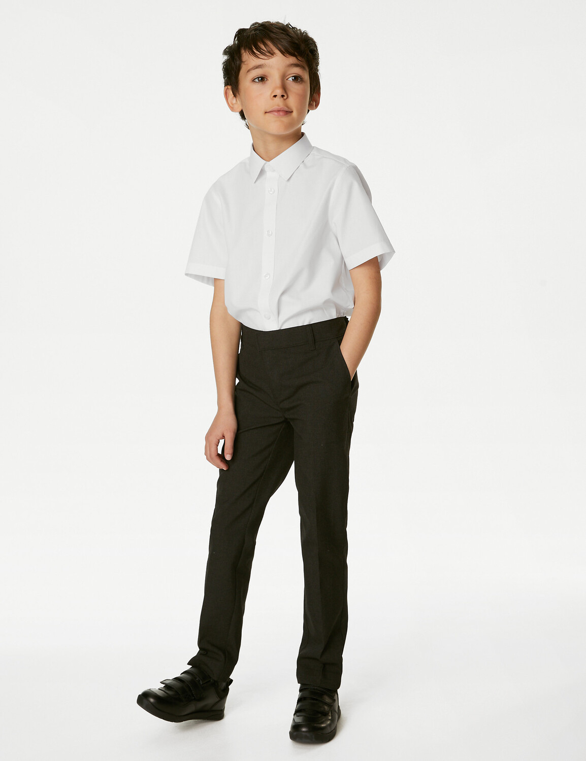 Kids School Uniform - Trousers - White