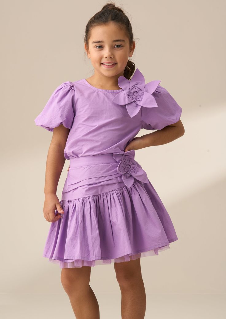 Kids Skirt - Purple