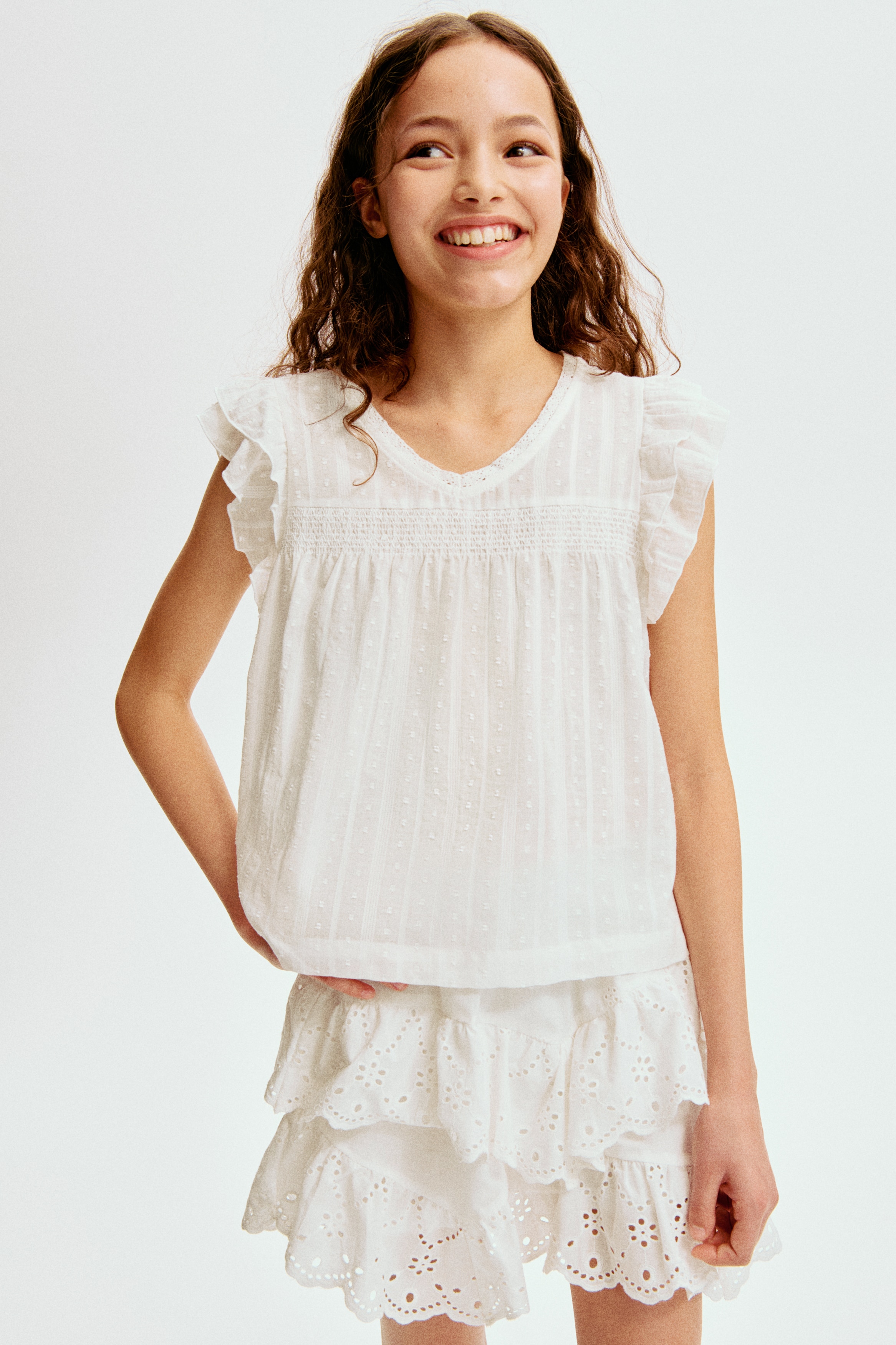 Kids Skirt - White