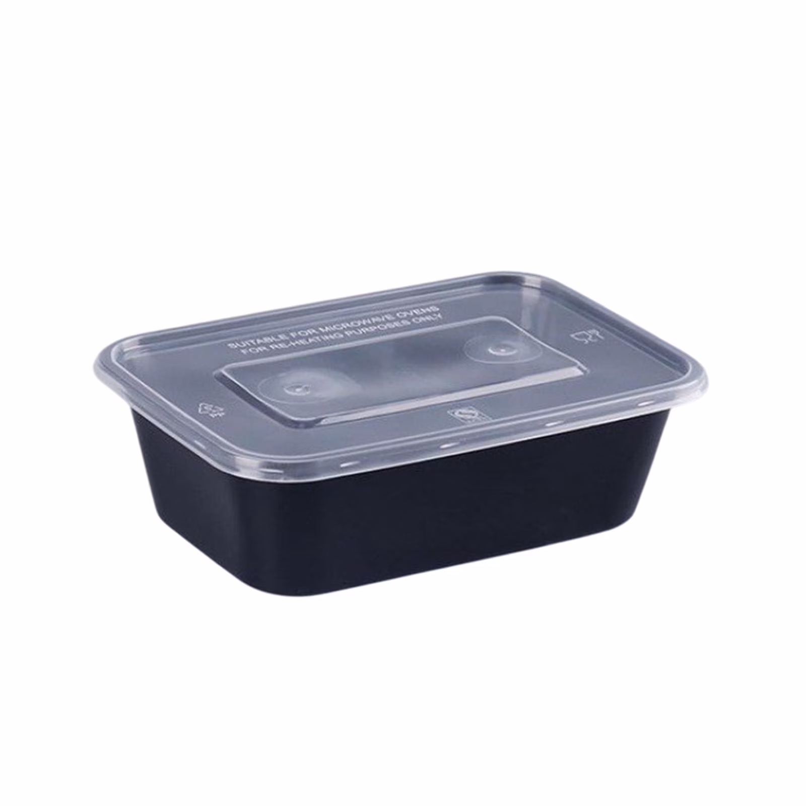 Lunch Box - Plastic - Black