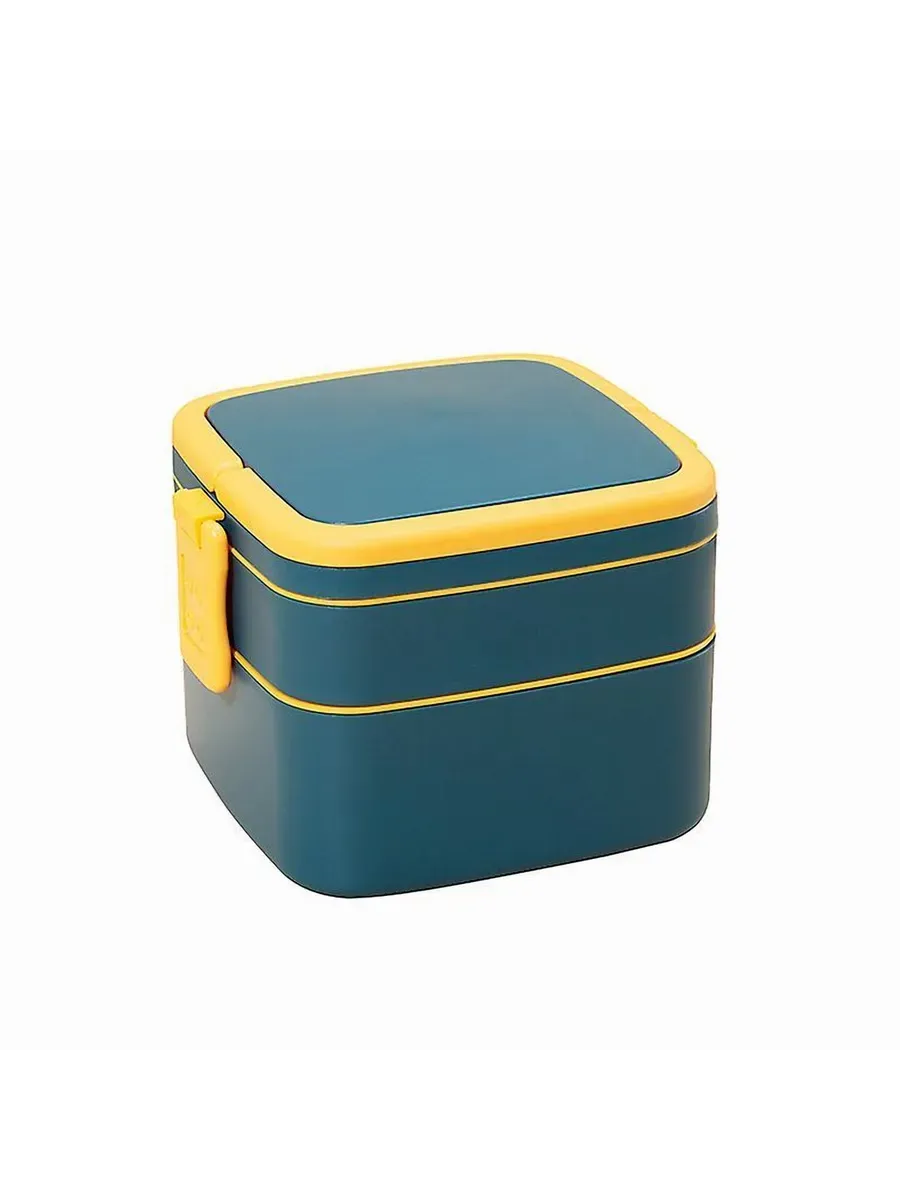 Lunch Box - Plastic - Blue