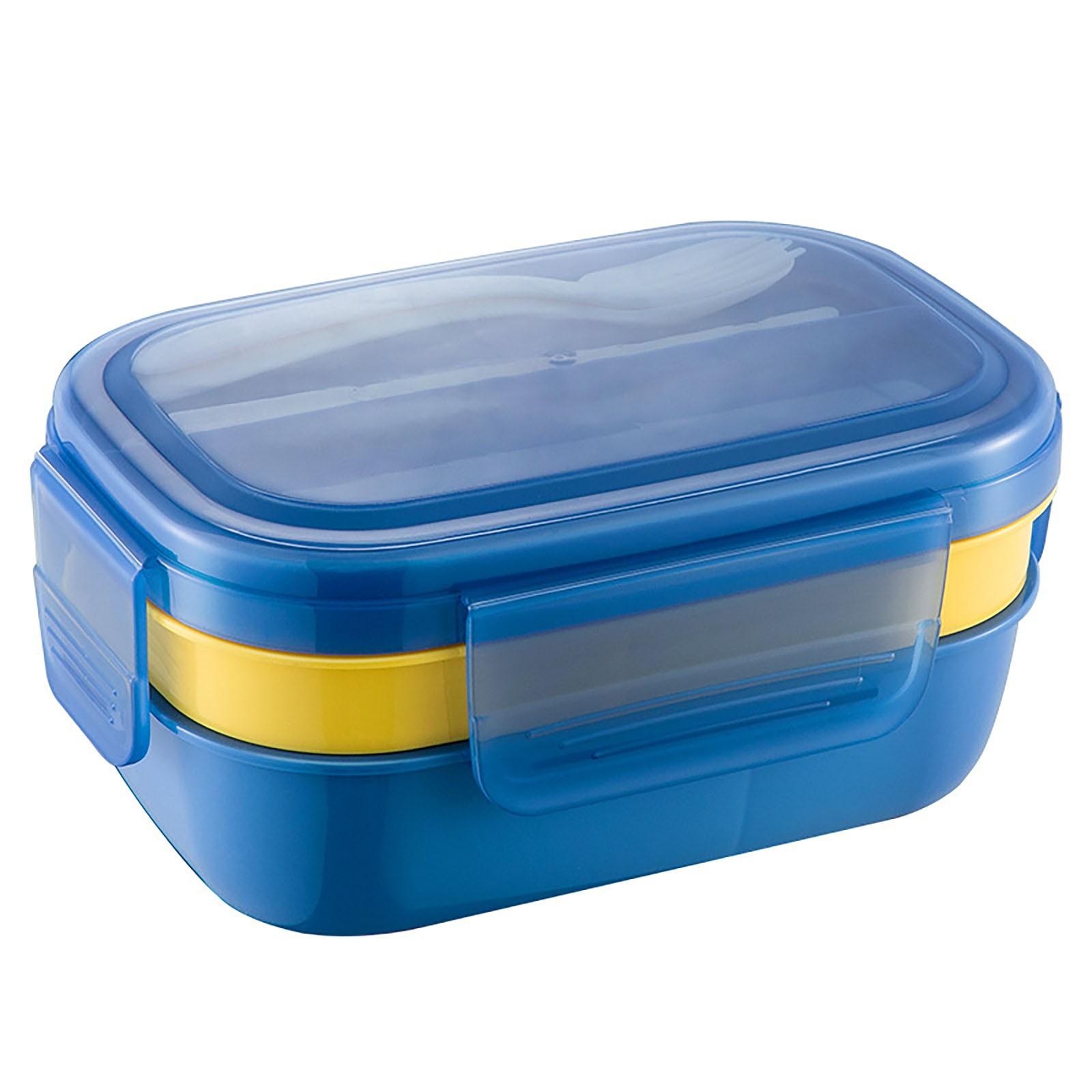 Lunch Box - Plastic - Blue