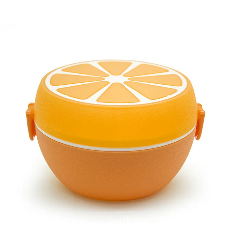Lunch Box - Plastic - Orange