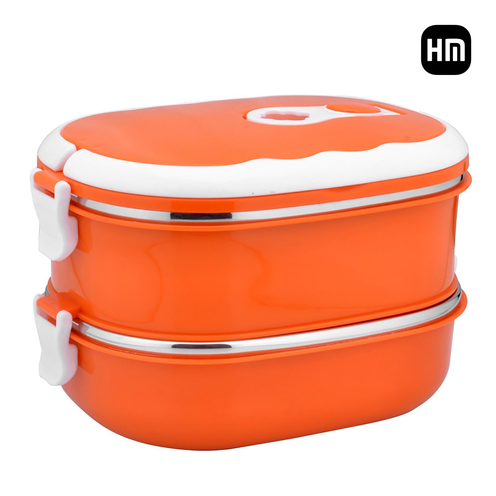 Lunch Box - Plastic - Orange