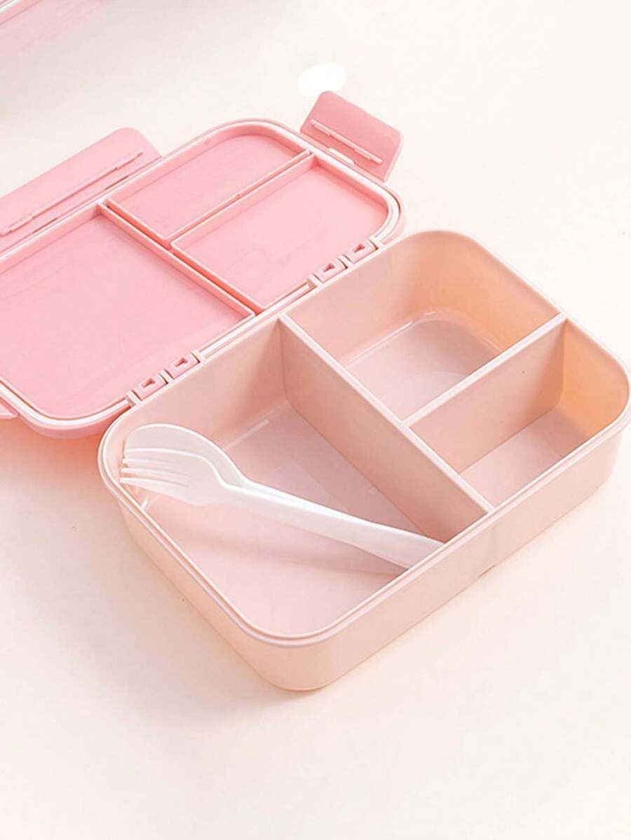 Lunch Box - Plastic - Pink