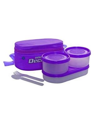 Lunch Box - Plastic - Purple