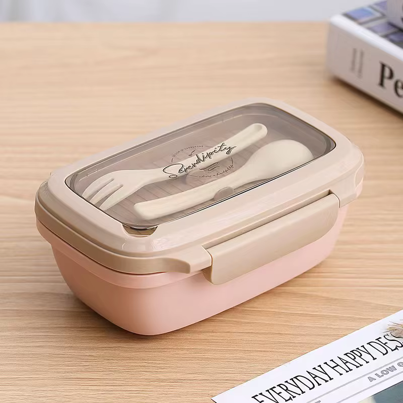 Lunch Box - Plastic - White