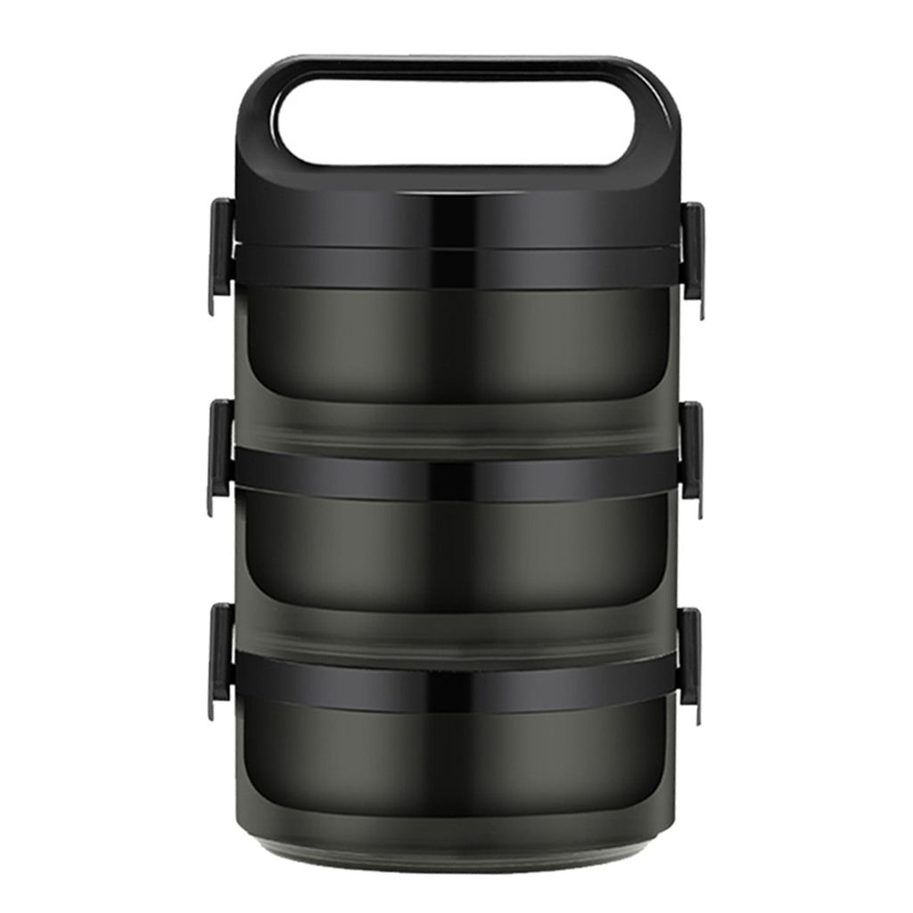 Lunch Box - Steel - Black