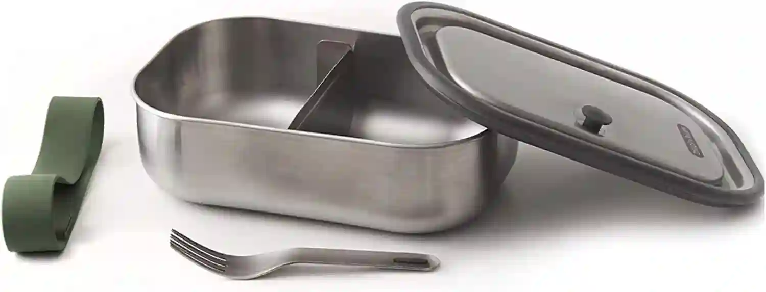 Lunch Box - Steel - Black
