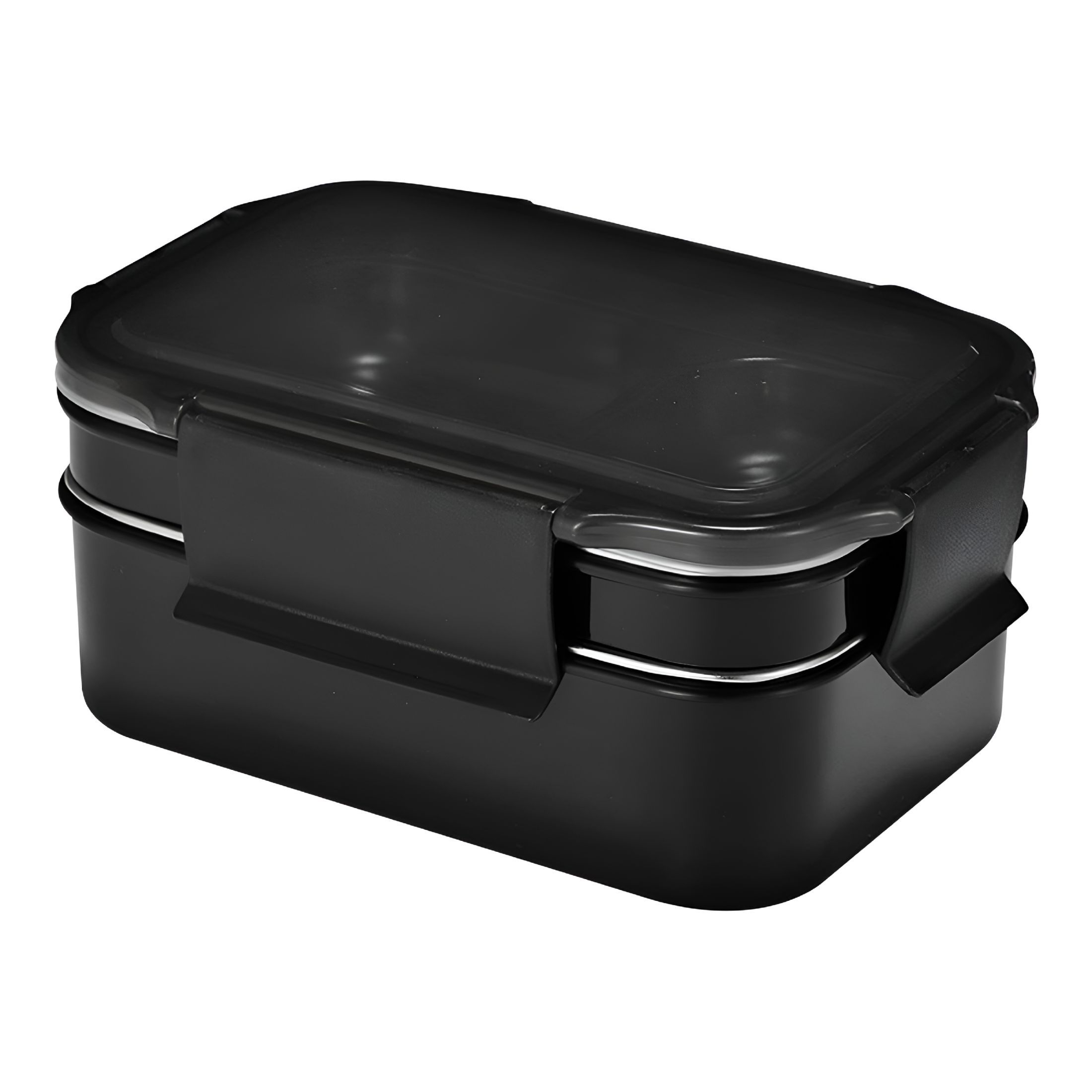 Lunch Box - Steel - Black