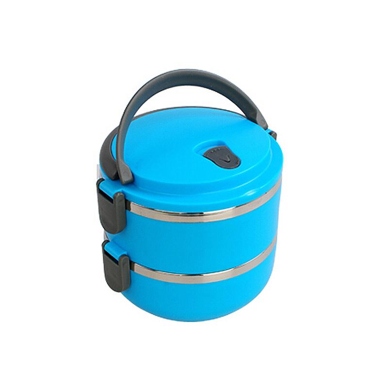 Lunch Box - Steel - Blue