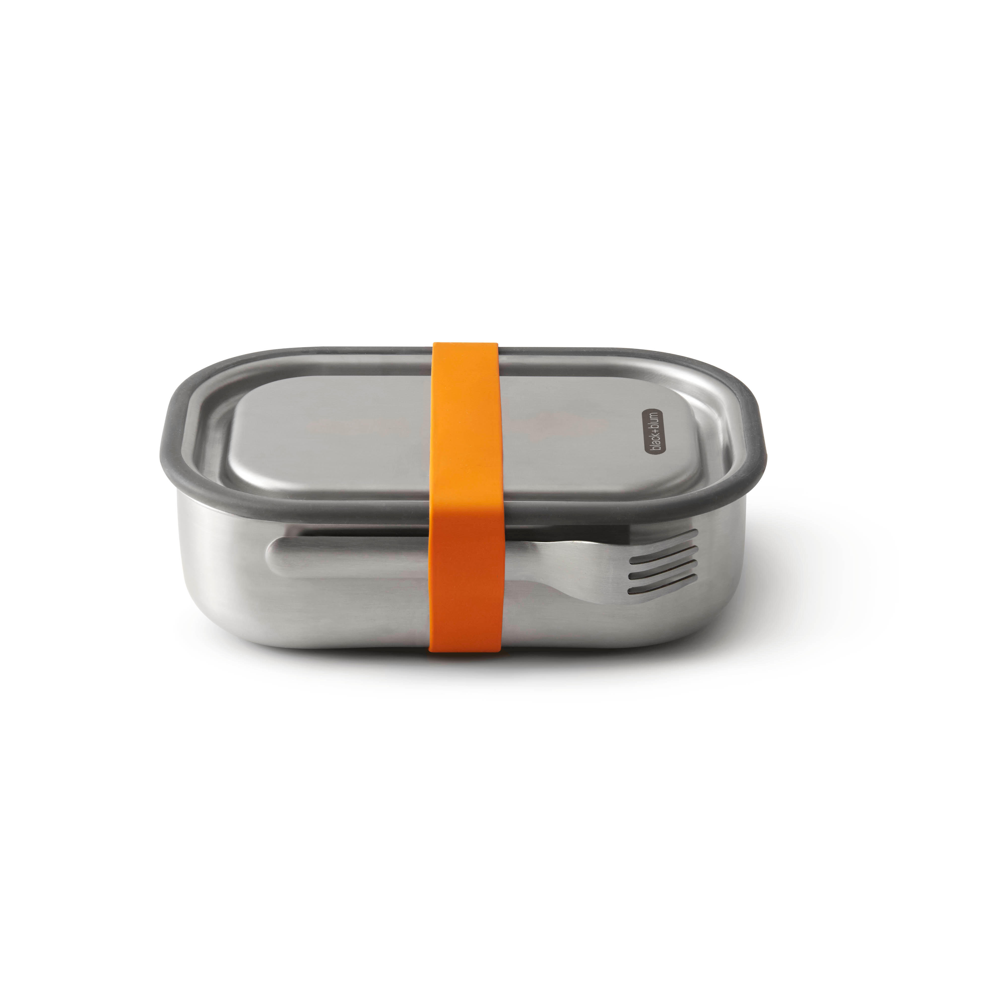 Lunch Box - Steel - Orange