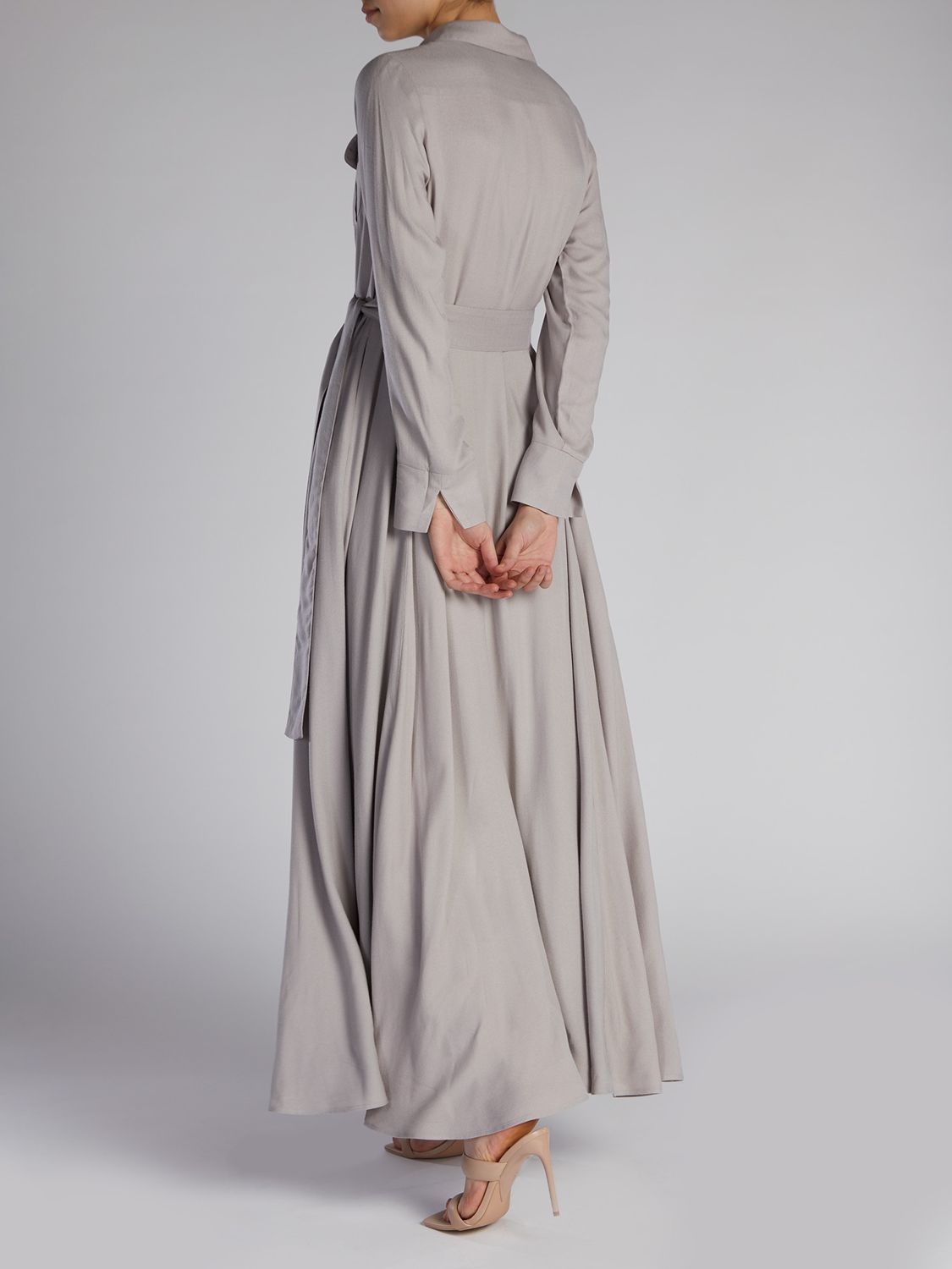 Modest Fashion Dress - Grey