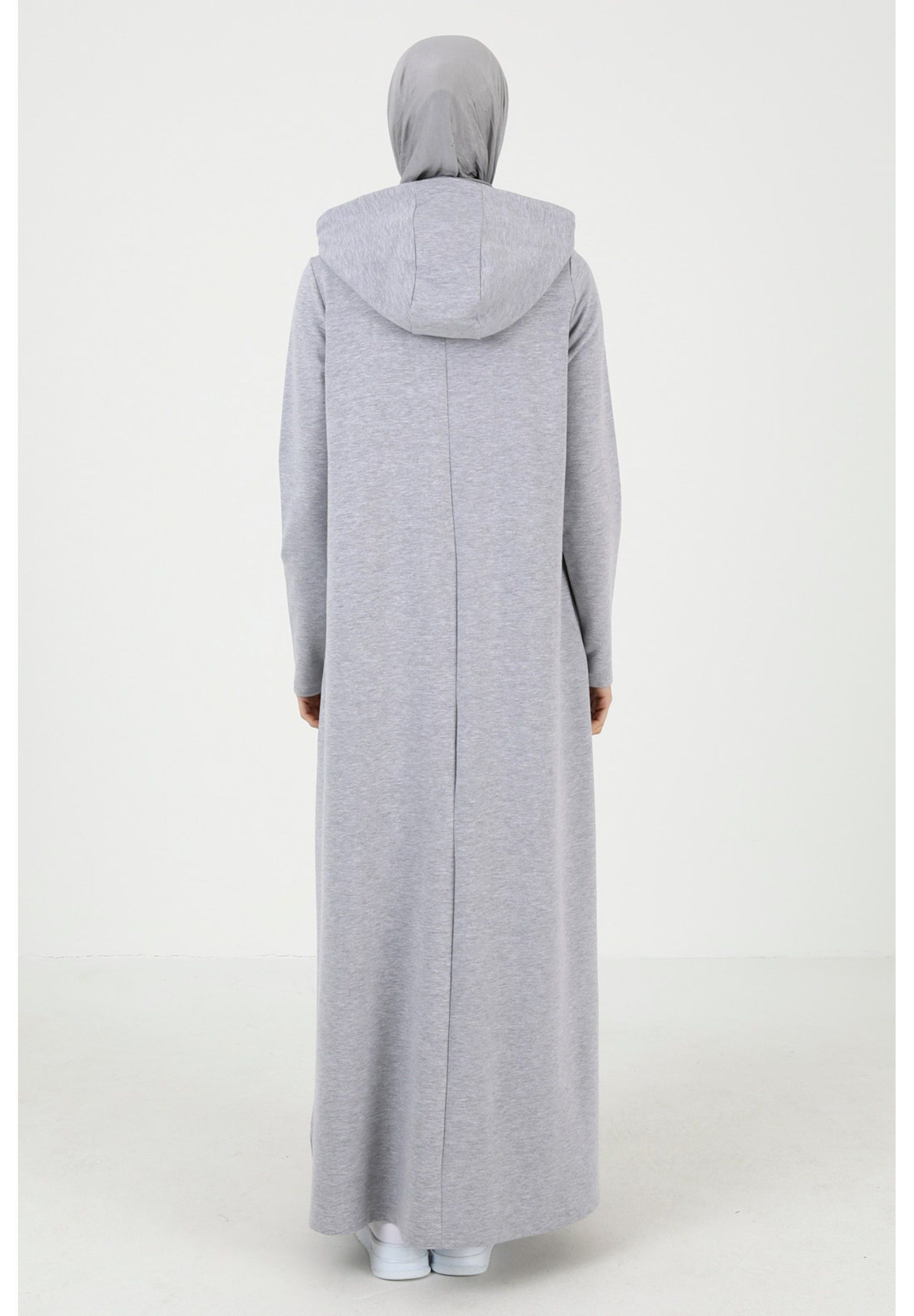 Modest Fashion Dress - Grey