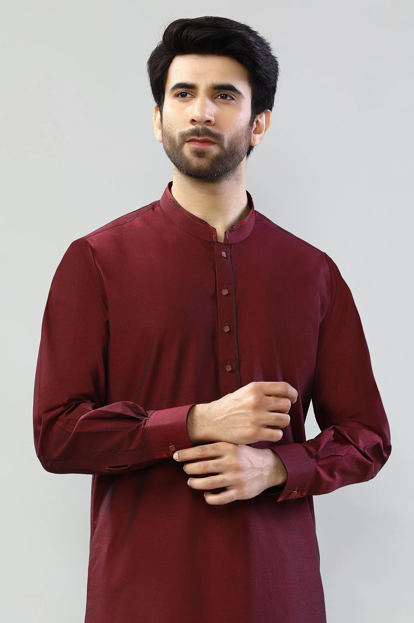 Muslim Men's Clothing - Maroon