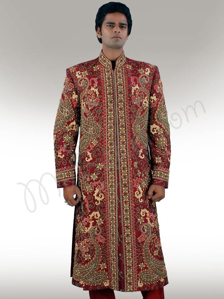 Muslim Men's Clothing - Maroon