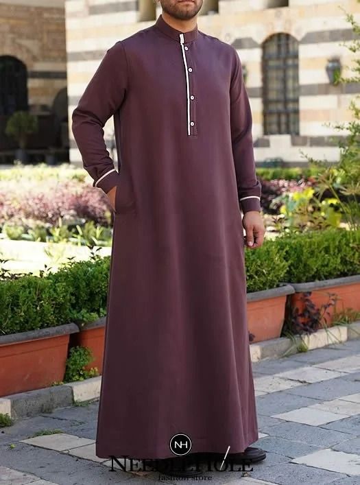 Muslim Men's Clothing - Maroon