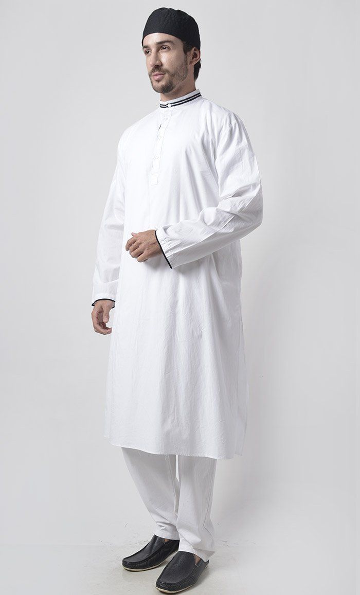 Muslim Men's Clothing - White
