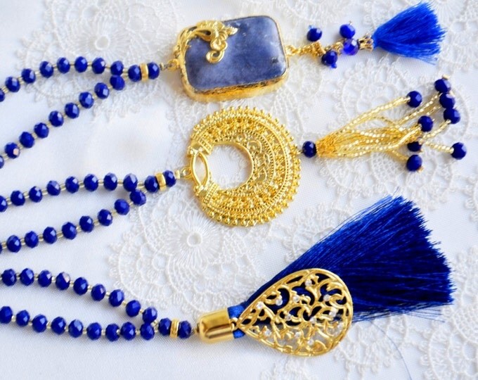 Muslim Necklace - Navy