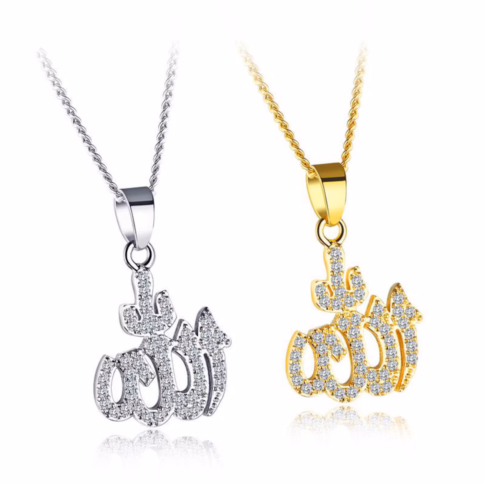 Muslim Necklace - White