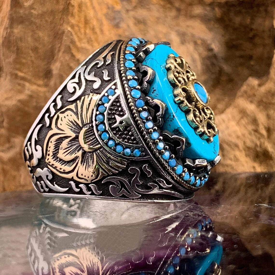 Muslim Ring - Teal
