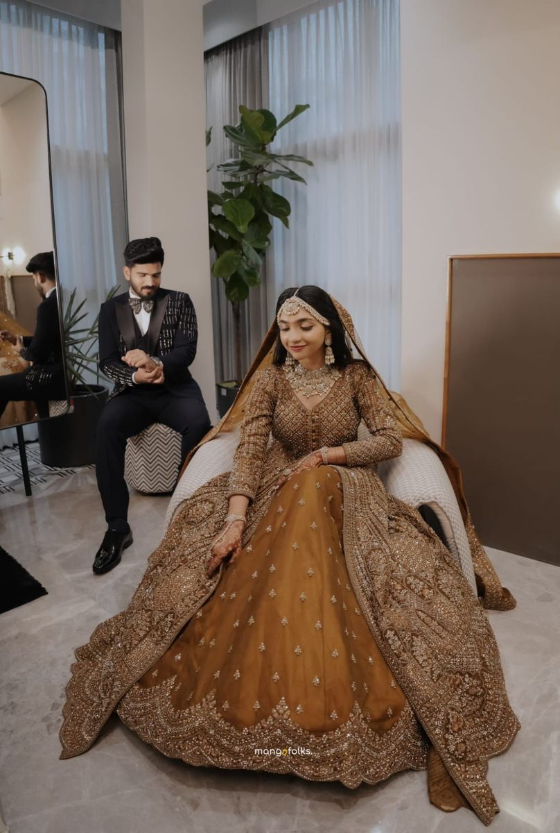 Muslim Wedding Attire - Brown