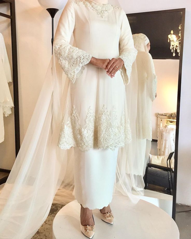 Muslim Wedding Attire - Cream
