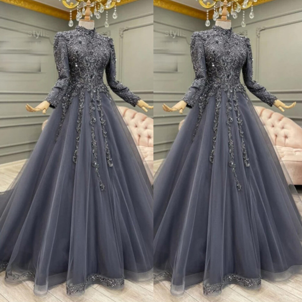Muslim Wedding Attire - Navy