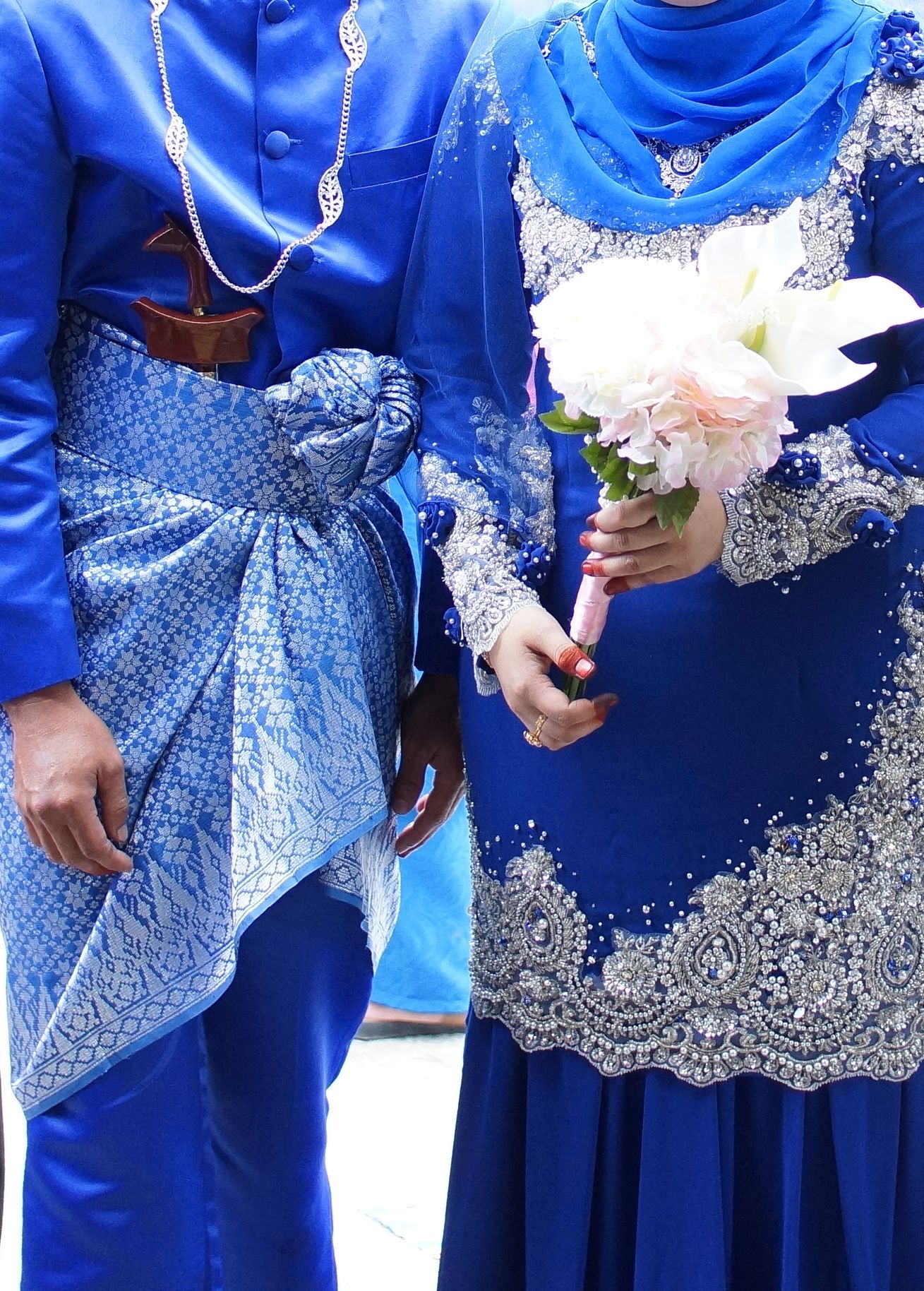 Muslim Wedding Attire - Navy