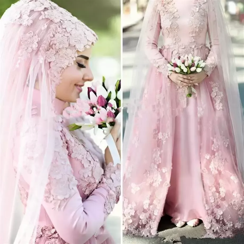 Muslim Wedding Attire - Pink