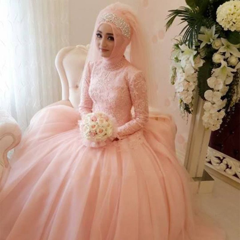 Muslim Wedding Attire - Pink