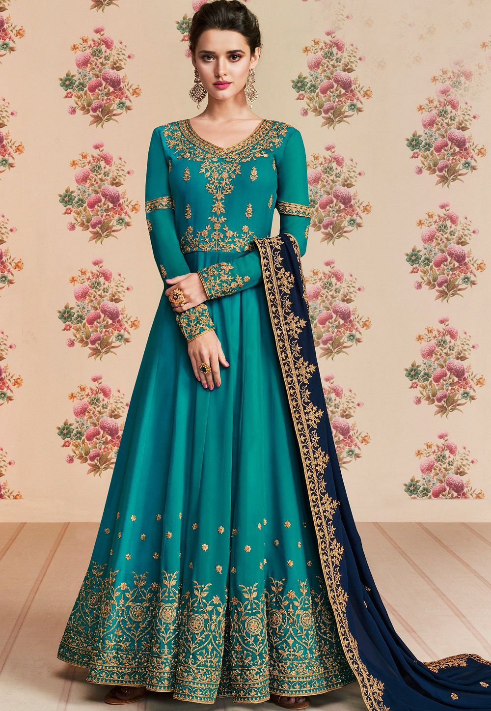 Muslim Wedding Attire - Teal