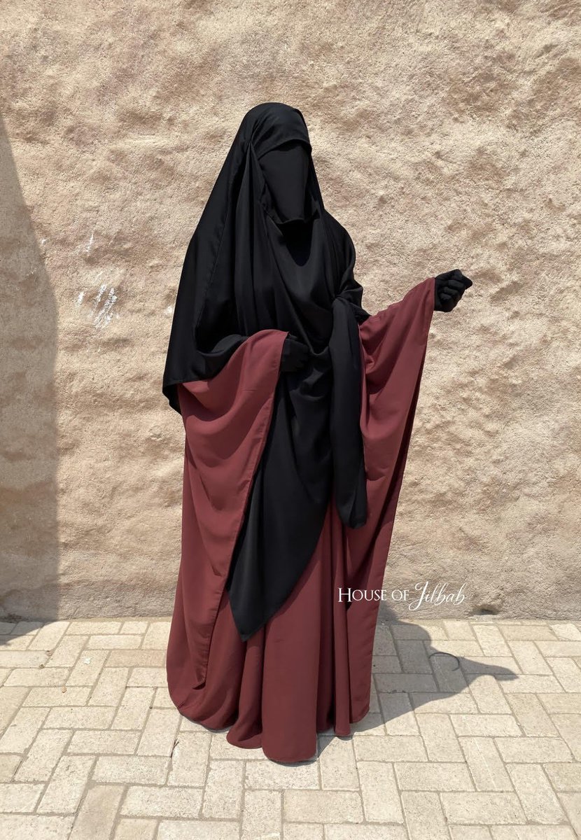 Niqab - Maroon
