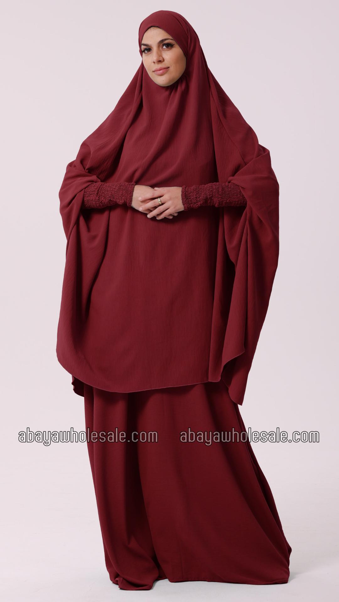 Niqab - Maroon