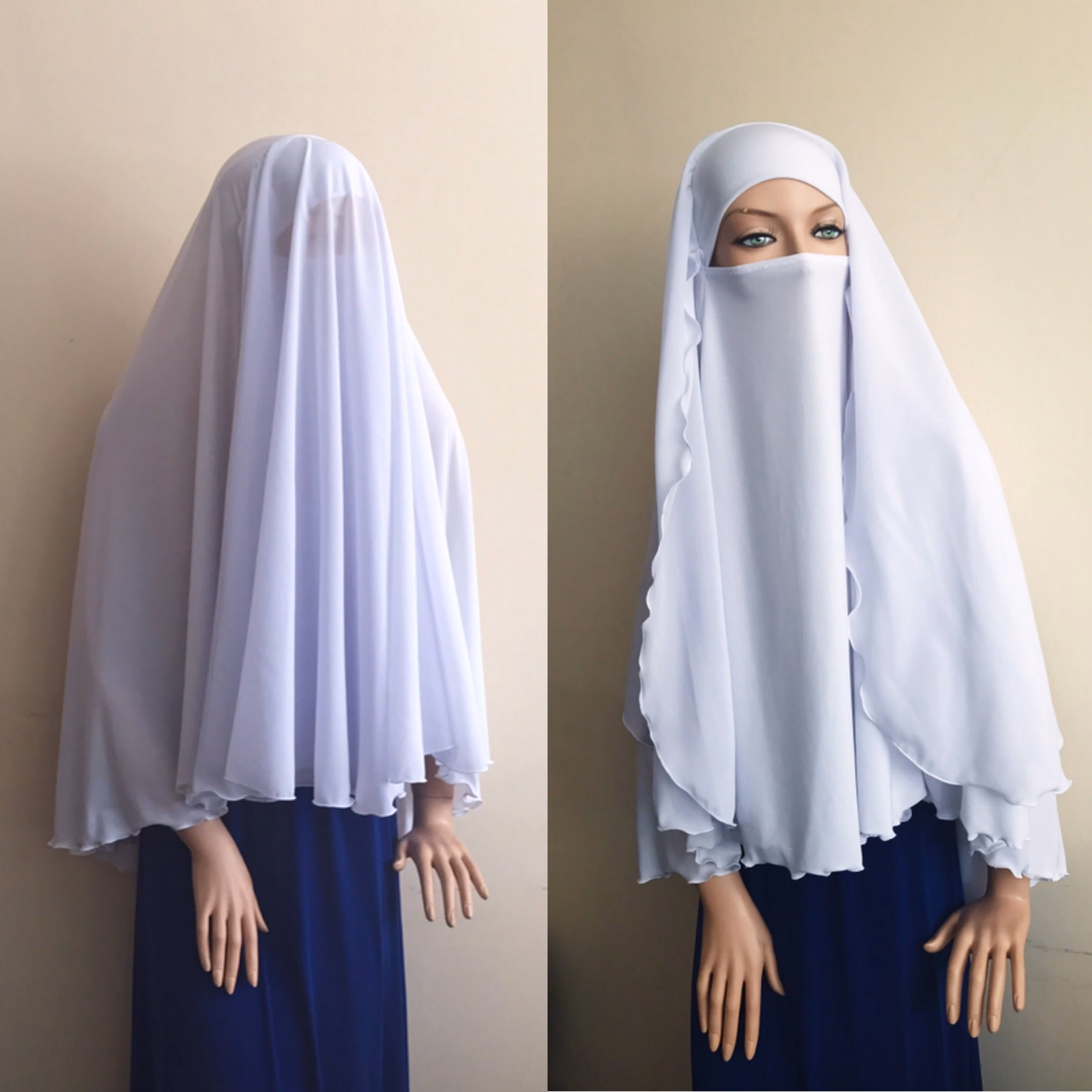 Niqab - White