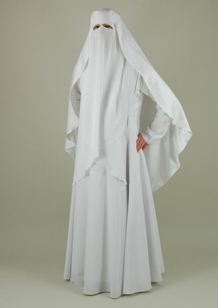 Niqab - White