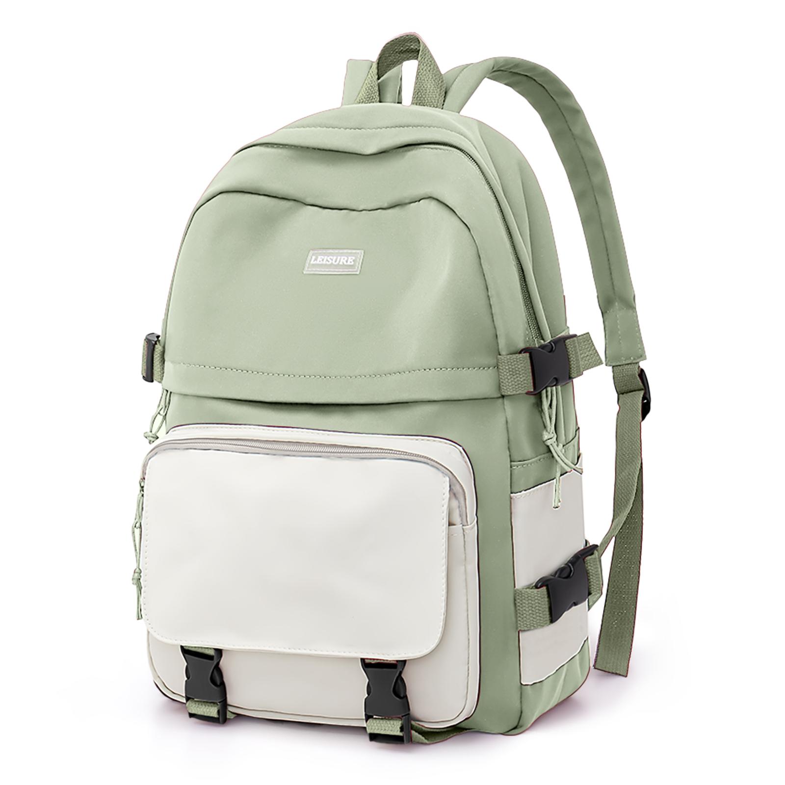 School Bag - Backpack - Green