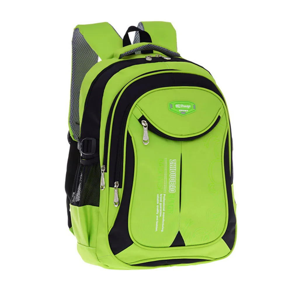School Bag - Backpack - Green