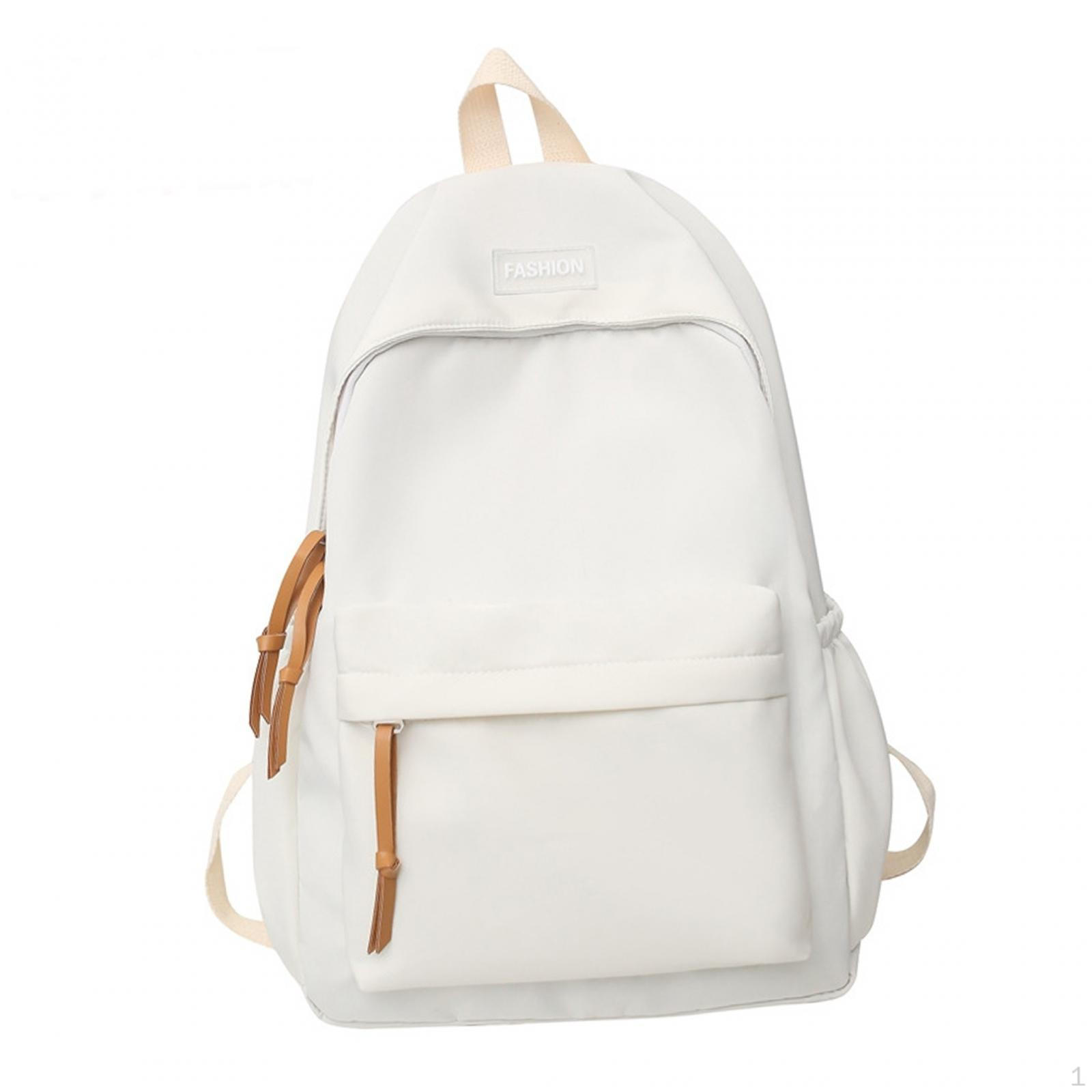 School Bag - Backpack - White