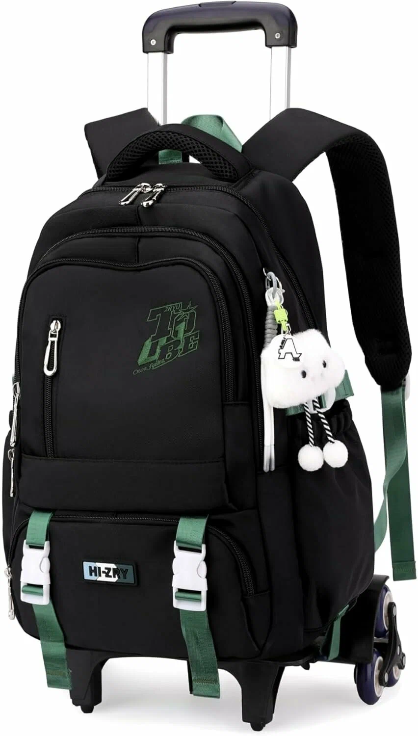 School Bag - Wheeled - Black