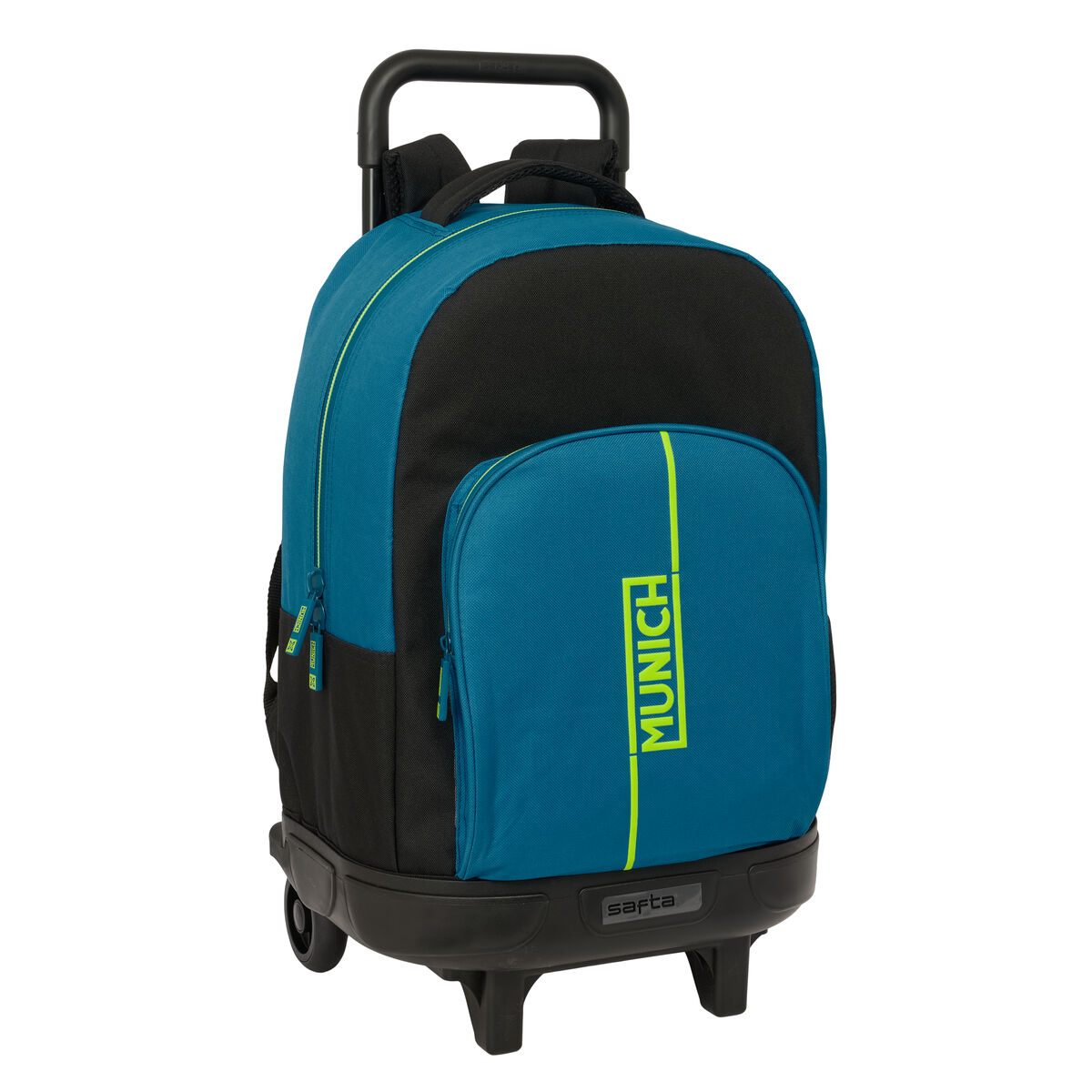 School Bag - Wheeled - Green