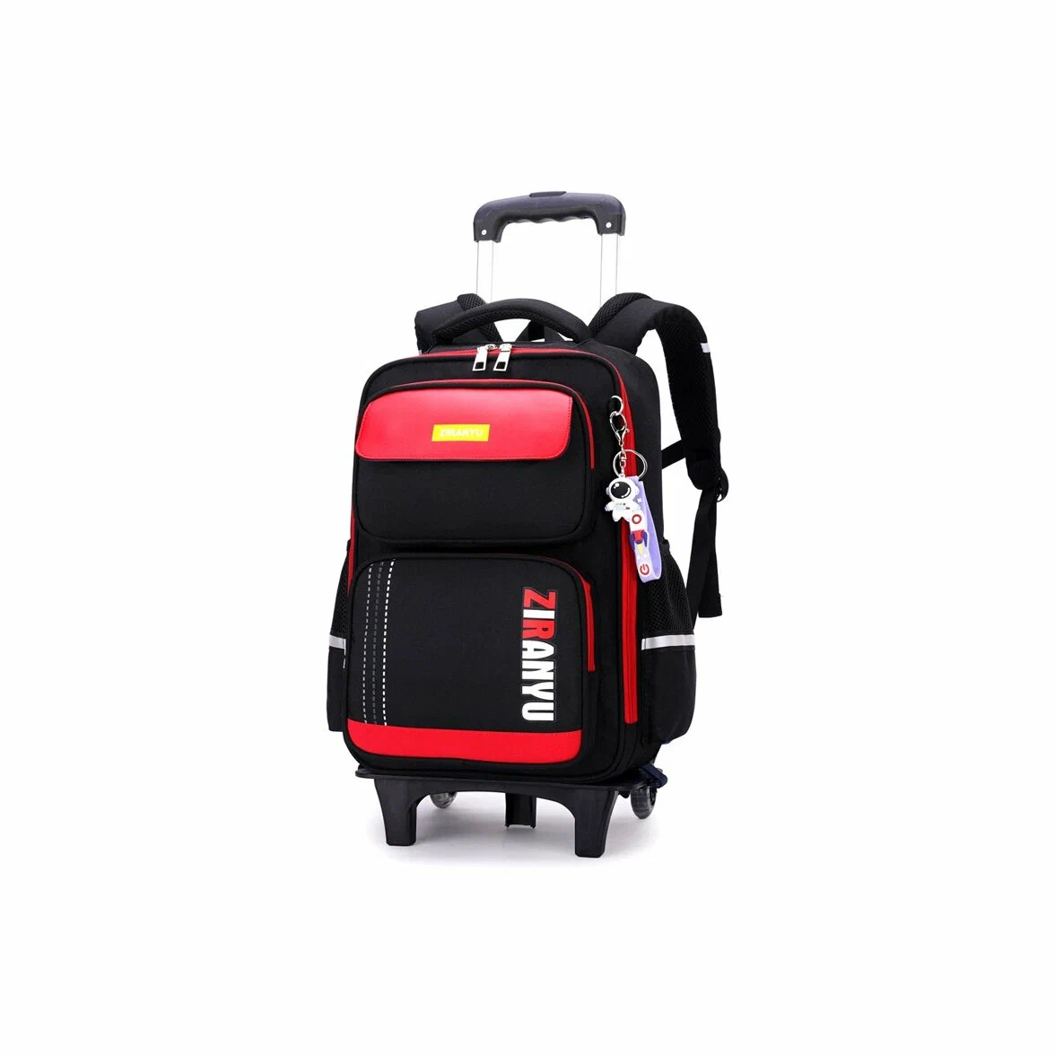 School Bag - Wheeled - Orange
