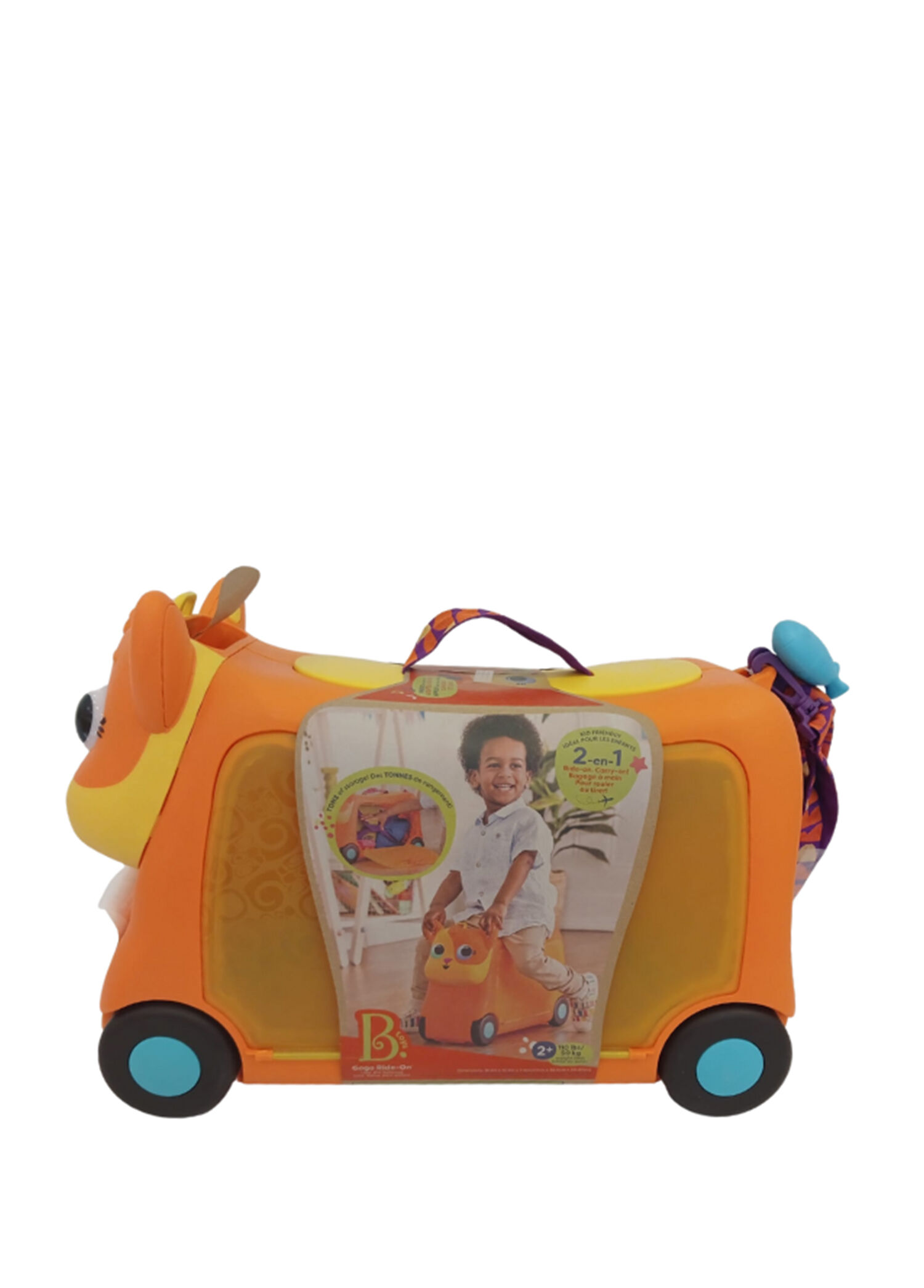 School Bag - Wheeled - Orange