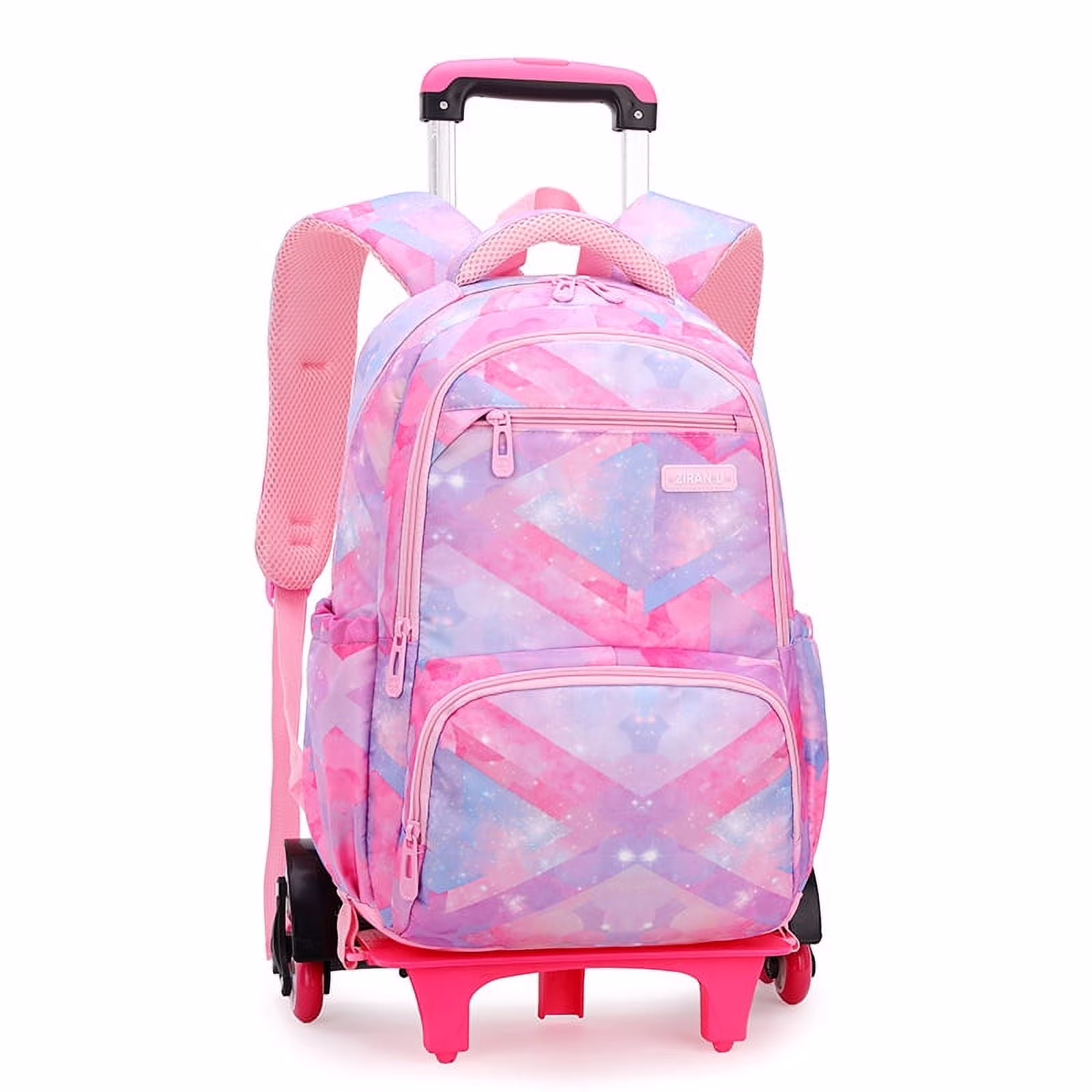 School Bag - Wheeled - Pink