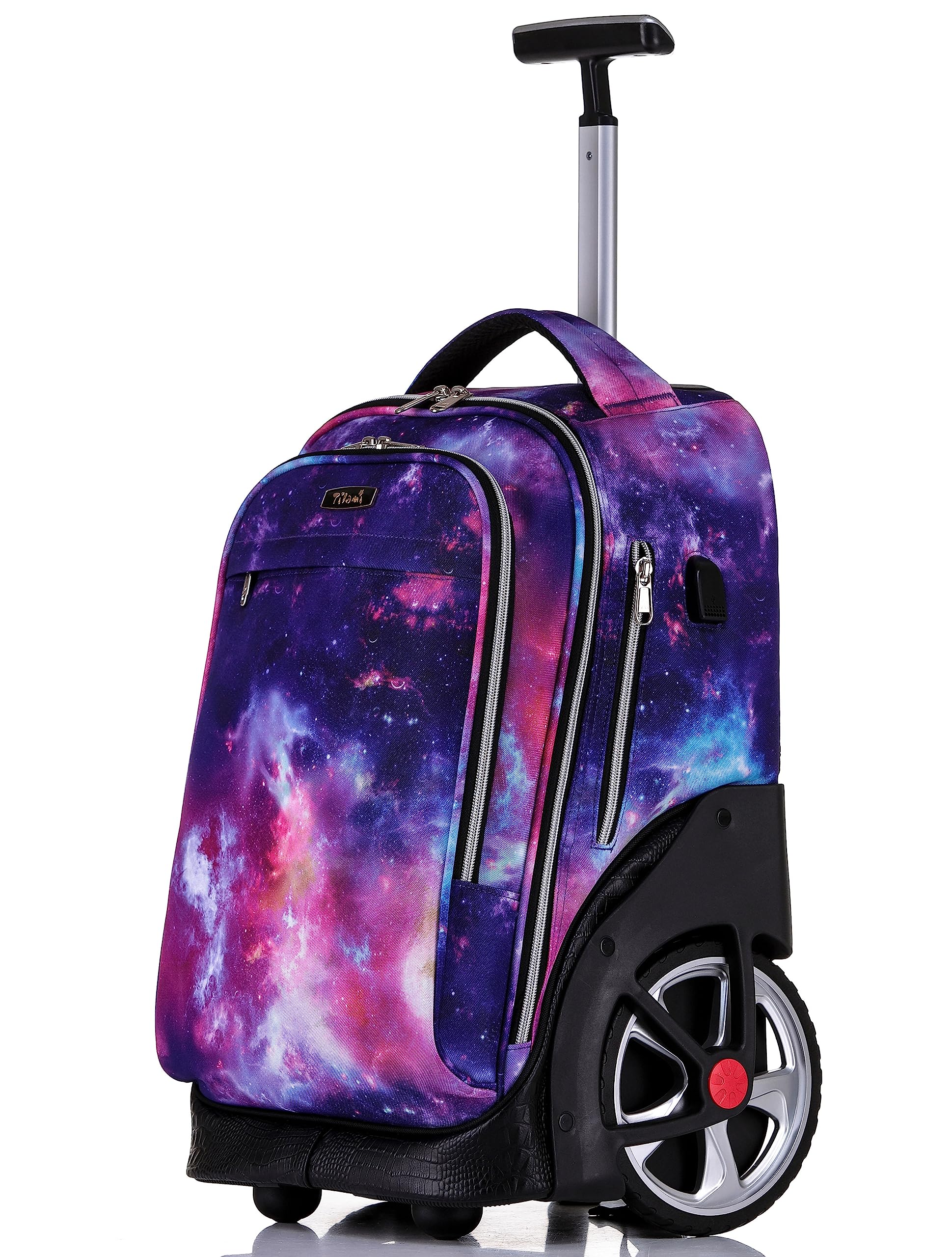 School Bag - Wheeled - Purple